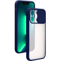 Coque iPhone 13 Pro Slide Contour Bleu Bigben