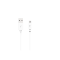 Câble USB A/micro USB 2 m Blanc Bigben