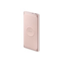 Batterie externe SAMSUNG 10A charge rapide induction Rose Gold