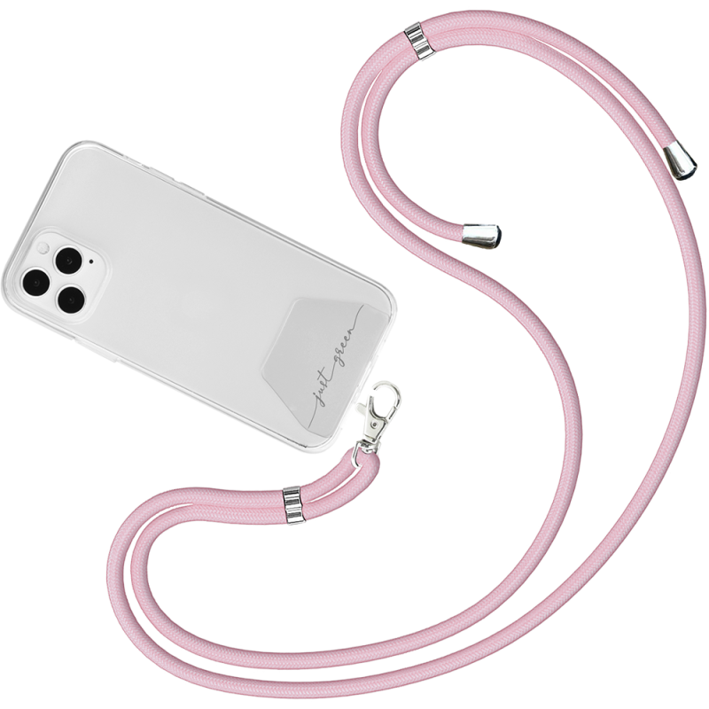 Bandoulière amovible Universelle Just Green Baby Pink