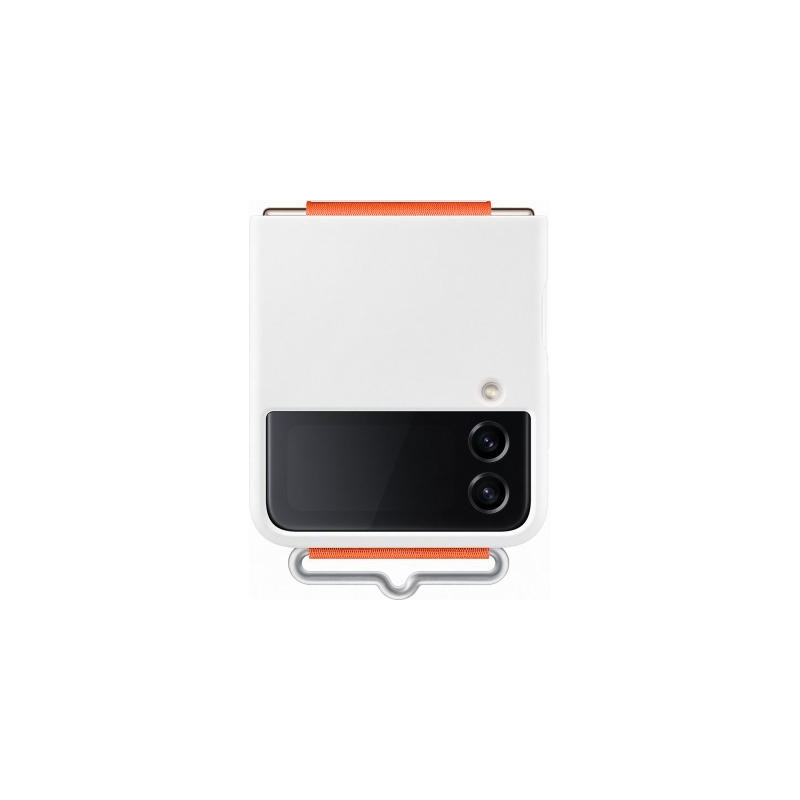 COQUE AVEC LANIERE GALAXY Z FLIP4 BLANCHE
