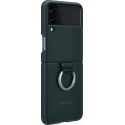 Coque Samsung Galaxy Z Flip 3 Silicone avec anneau Verte Samsung