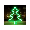 NEON LUMINEUX SAPIN VERT USB-A