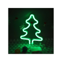 NEON LUMINEUX SAPIN VERT USB-A