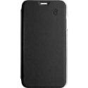 Folio iPhone 12 / 12 Pro en Cuir Premium dos Crystal Noir Beetlecase