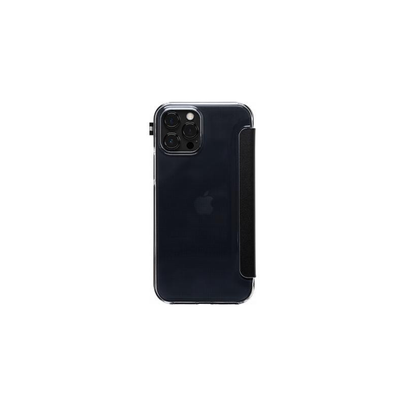 Folio iPhone 12 Pro Max en Cuir Elysée Noire Artefakt
