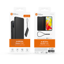 Etui Folio noir Xiaomi Redmi 12C avec Dragonne