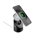 Support Stand Compatible Chargeur MagSafe Noir Puro