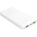 Batterie de secours USB A+A+C 10000 mAh FastCharge Blanc Puro