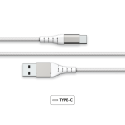 Câble USB A/USB C Garanti à vie 2 m Blanc Force Power Lite