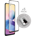 Pack de 5 Protège écrans Xiaomi Redmi Note 10 5G Original Garanti à vie Force Glass