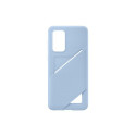 Coque Samsung G A33 5G souple Ultra fine avec porte-carte intégrée Bleue Arctique Samsung