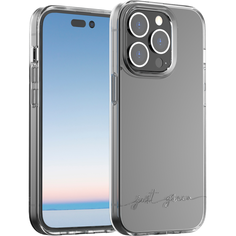 Coque Iphone 14 Pro Infinia Transparente - 100% Plastique recyclé Certifié CRS Just Green
