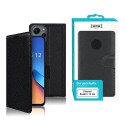 Etui Portefeuille Zanae pour Redmi 12 4G, Noir