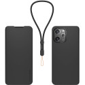 Etui folio avec dragonne pour Xiaomi Redmi 12 4G 5G noir