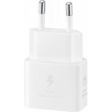Chargeur maison USB C PD 25W GaN 20% de matériaux recyclés sans câble Blanc Samsung