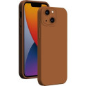 Coque Silicone iPhone 14 Full protect Taupe Bigben