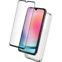 Pack Samsung GALAXY A25 Coque Transparente + Verre trempé