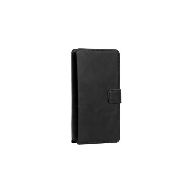 Etui Folio Wallet Universel XL avec languette de fermeture Noir Bigben