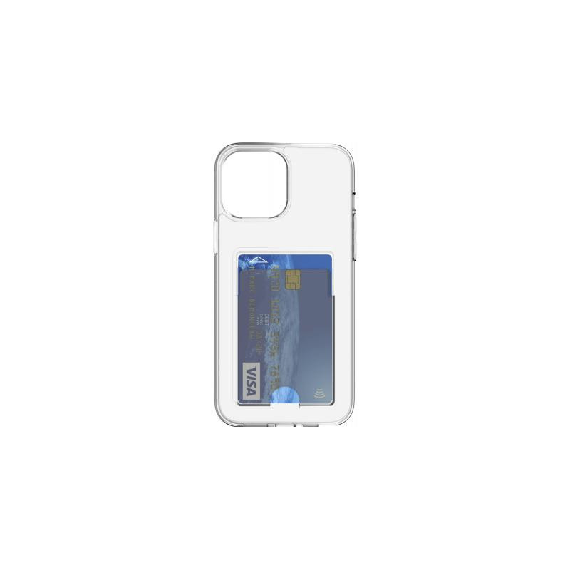 Coque iPhone 14 Pro Max avec porte-carte intégré Transparente
