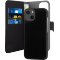 Etui Portefeuille 2 en 1 iPhone 13 Coque Magnétique Noir Puro