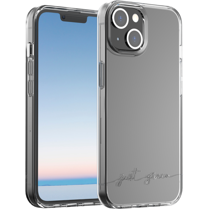 Coque iPhone 14 Infinia Transparente Just Green