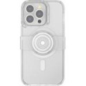 Coque MagSafe iPhone 13 Pro Popcase Fonction Stand avec PopGrip Slide Transparente