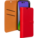 Folio Wallet Apple iPhone 14 Rouge avec languette de fermeture Bigben