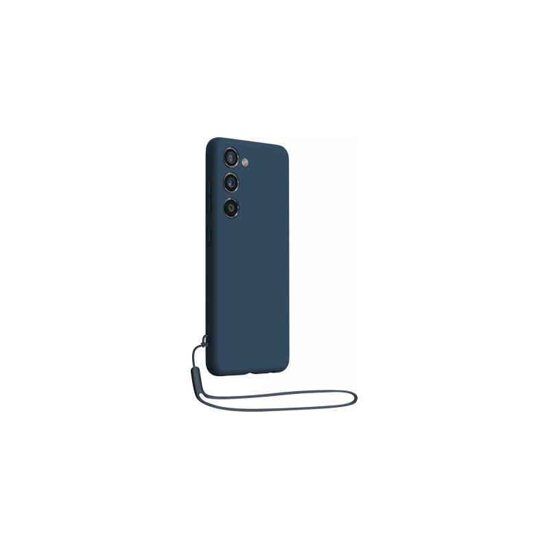 Coque Samsung Galaxy S23+ 5G Silicone Strap + Dragonne assortie Bleue