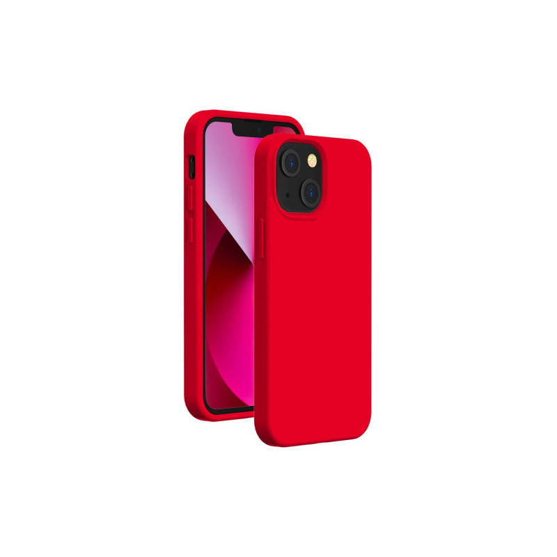 Coque iPhone 13 SoftTouch Silicone Rouge