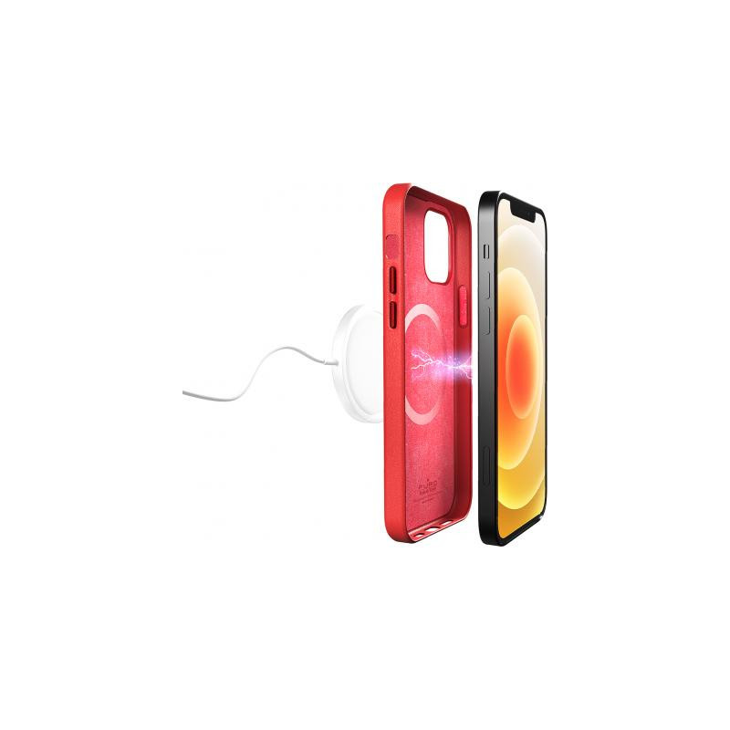 Coque MagSafe iPhone 12 / 12 Pro SKYMAG Rouge