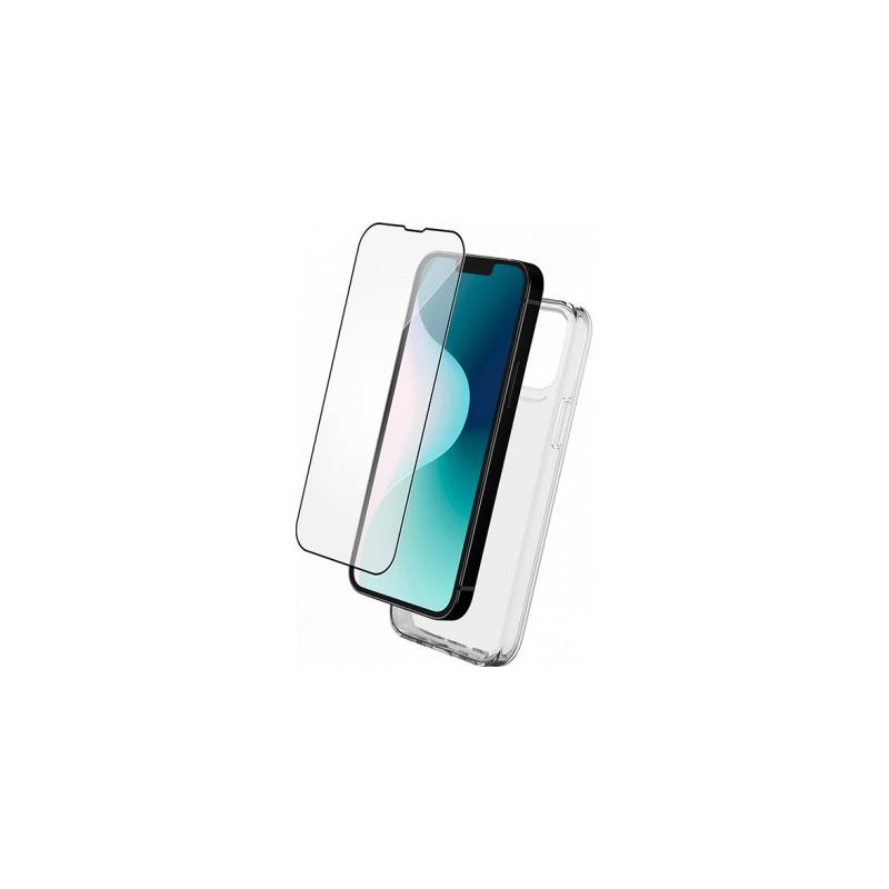 Pack Coque iPhone 16 Pro Souple Transparente + Protège écran