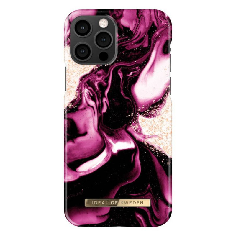 Coque iPhone 13 Ideal Of Sweden - Golden Ruby Marble