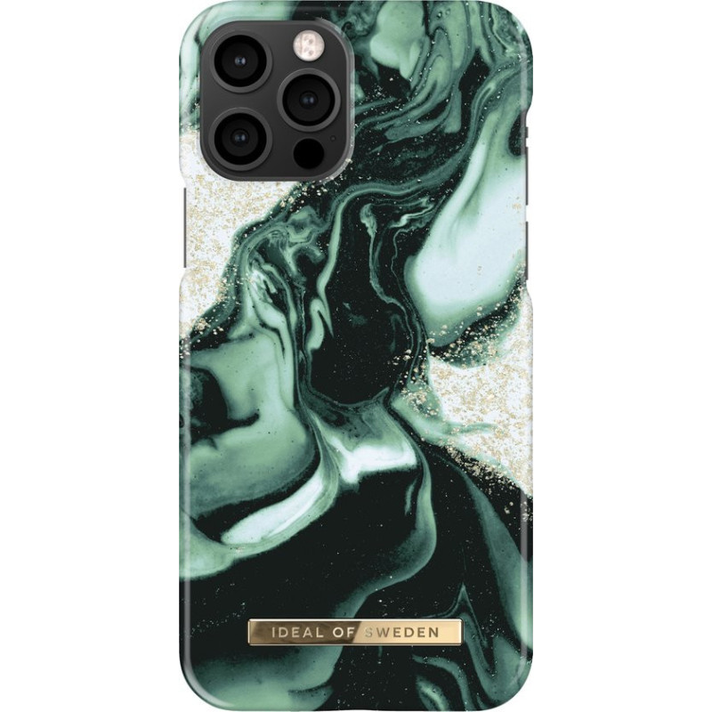 Coque iPhone 13 Pro Ideal Of Sweden - Golden Olive Marble