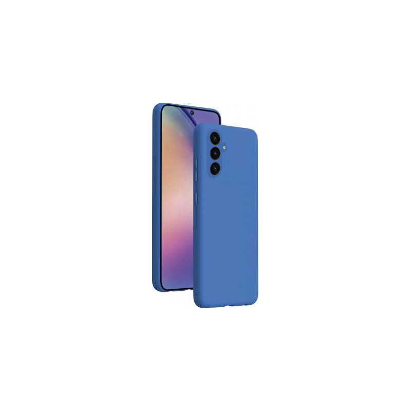 Coque Samsung Galaxy A55 5G SoftTouch Silicone Bleue