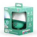 Mob Mini enceinte champignon avec lumières led ventouse vert