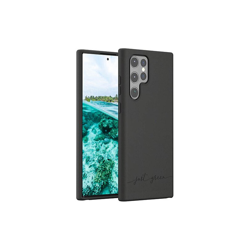 Coque Samsung G S22 5G Biodégradable Noire Just Green