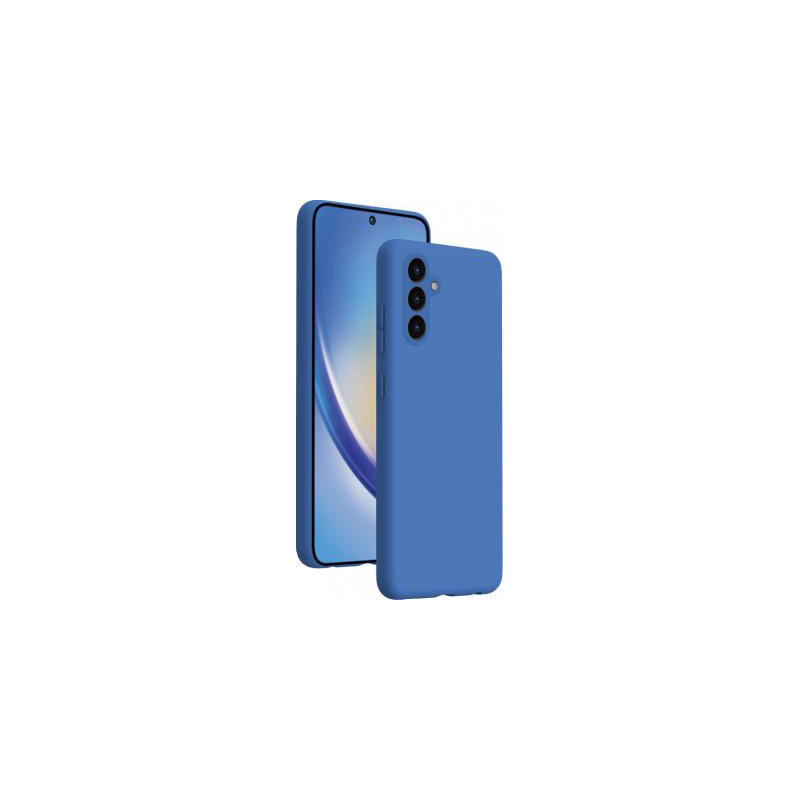Coque Samsung Galaxy A35 5G SoftTouch Silicone Bleue