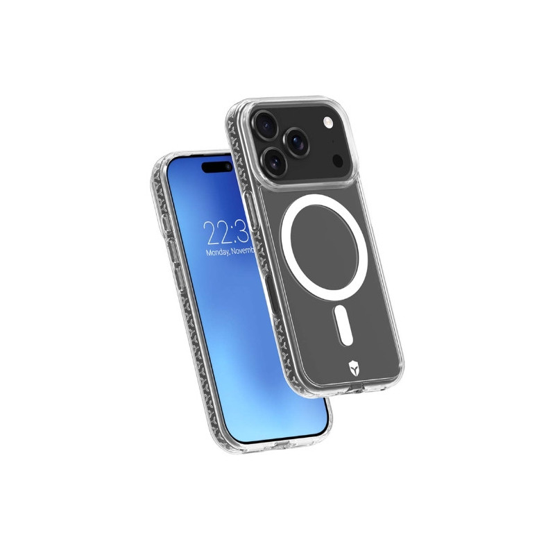 Coque renforcée iPhone 17 Pro MagSafe AIR Origine France Garantie à vie 3m Transparente Force Case