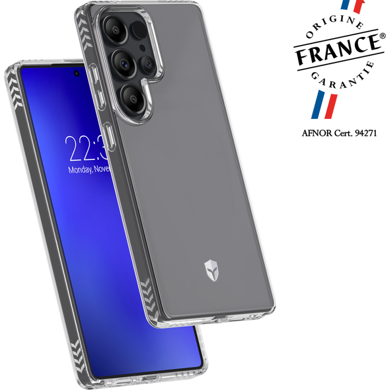 Coque Galaxy S25 Ultra PULSE Garantie à vie - Renforcée Transparente FR Force Case