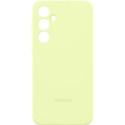 Coque Galaxy A55 5G Samsung en silicone verte clair