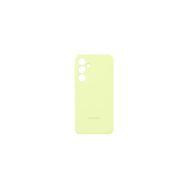 Coque Galaxy A55 5G Samsung en silicone verte clair
