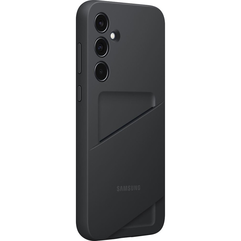 Coque Galaxy A35 5G Samsung souple noir avec porte carte