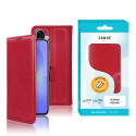 Etui Samsung Galaxy A36 A56 Rouge Zanaé