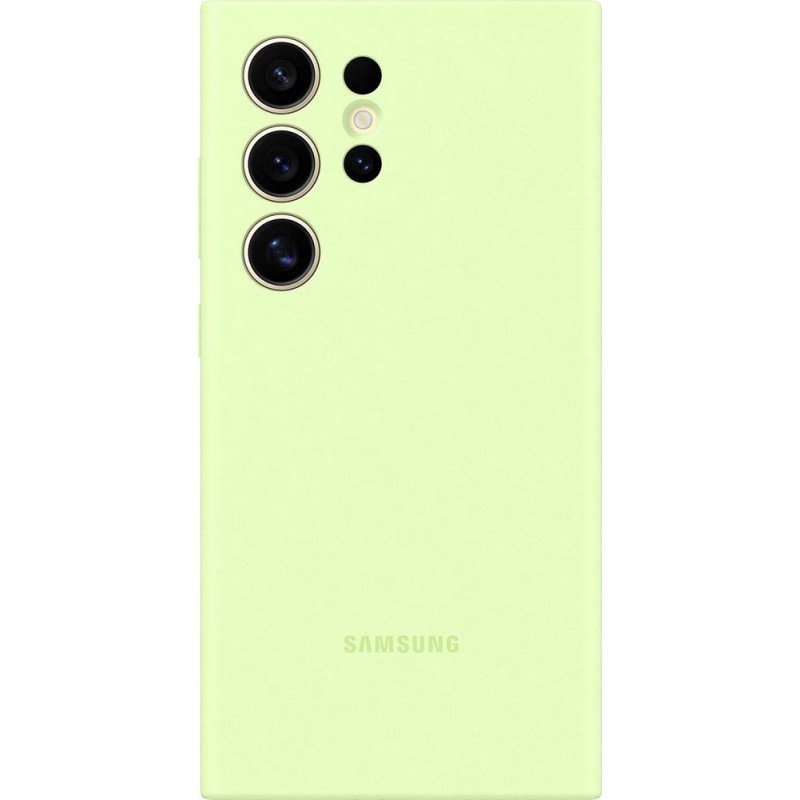 Coque Samsung Galaxy S24 Ultra Vert Clair en silicone