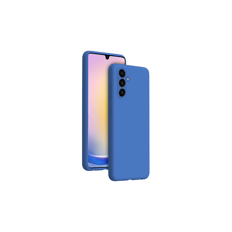 Coque Samsung Galaxy A05s SoftTouch Silicone Bleue Bigben