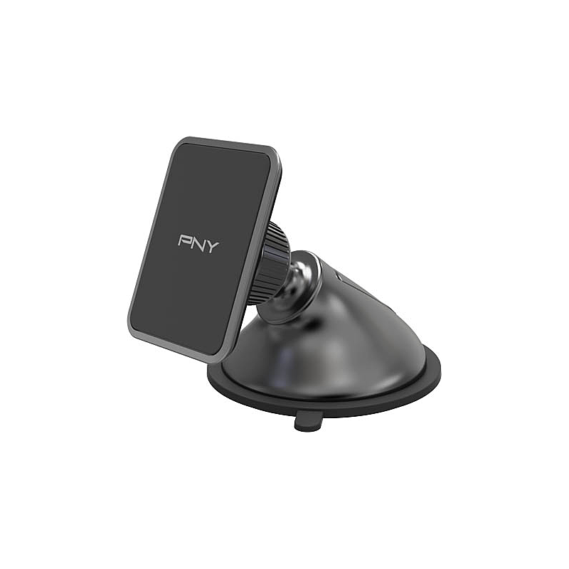 Support Voiture Pare-brise Maintien magnétique Noir PNY