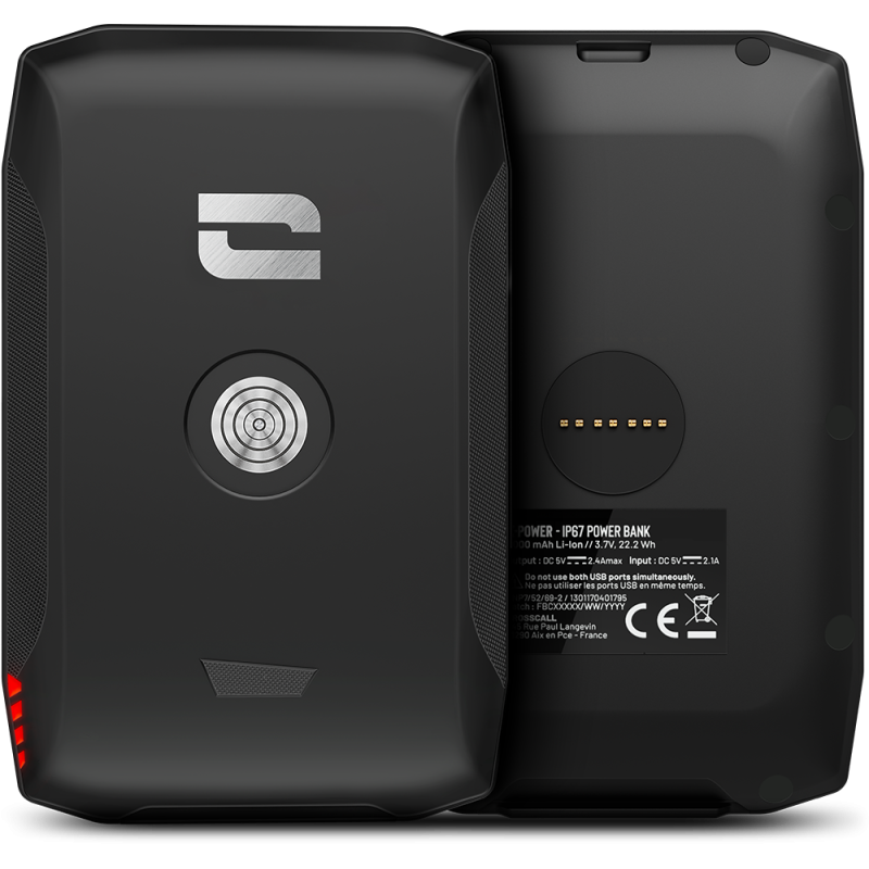 Batterie Externe Crosscall - Powerbank X-Power v3 6000mAh X Link Noir