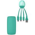 Powerbank 5000mAh 1 port USB A + Câble multiple Octopus Vert