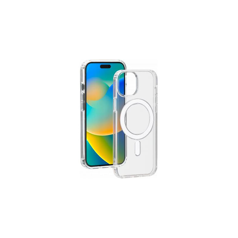 Coque MagSafe iPhone 15 Hybride Transparente